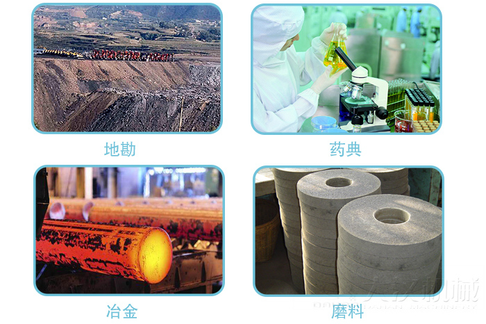 適用行業(yè):地堪，冶金，藥典,磨料