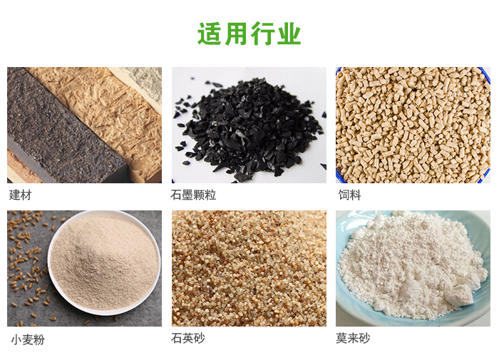 高頻振動篩主要用于化工，建材，石墨顆粒，飼料，小麥粉，石英砂，豆?jié){，果汁等各種物料的干法、濕法篩分、分級、脫水，過濾。